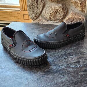 VANS Marvel Black Widow Classic Slip On Sneakers Size 6.5 Women